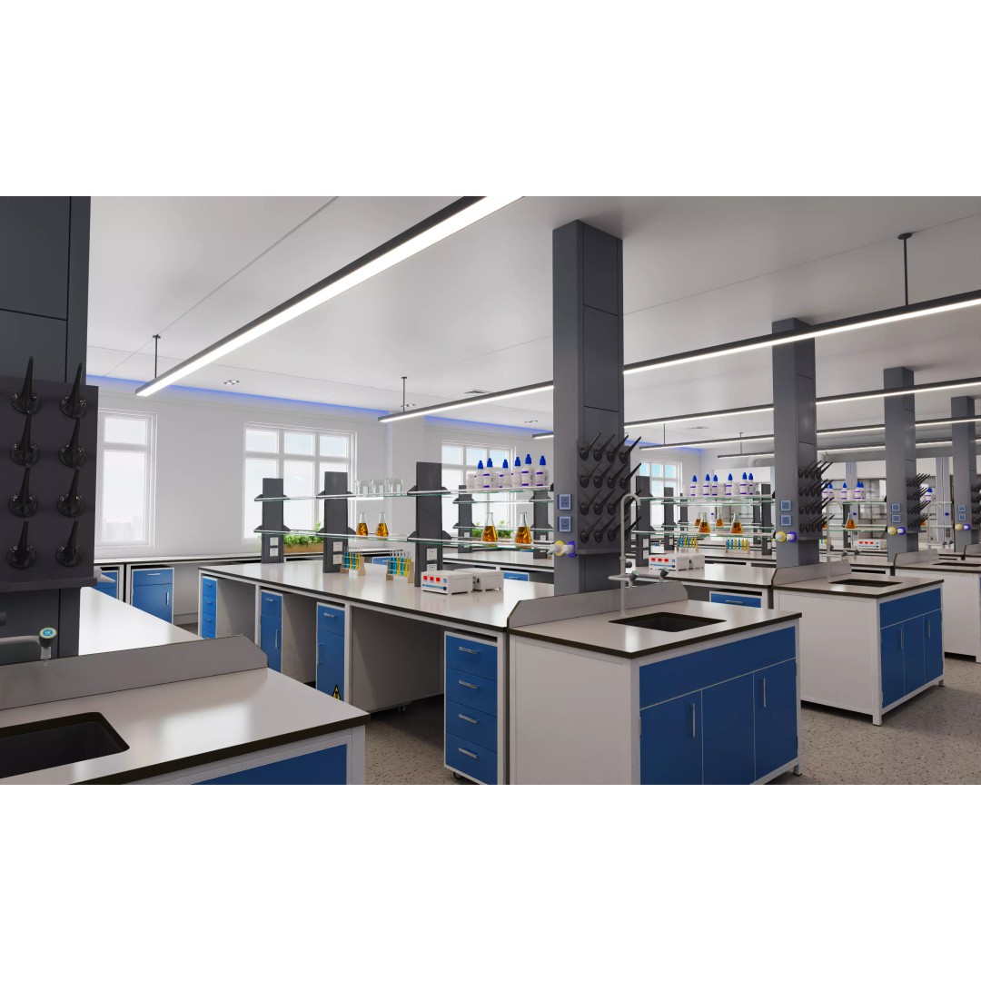 Modern Science Laboratory 3D Model – High Poly Interior, FBX/OBJ - View 4
