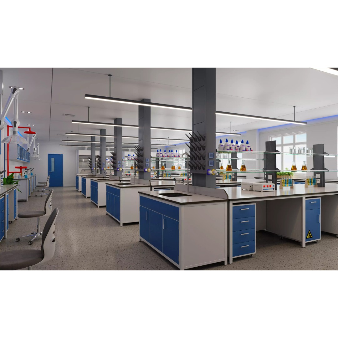 Modern Science Laboratory 3D Model – High Poly Interior, FBX/OBJ - View 5