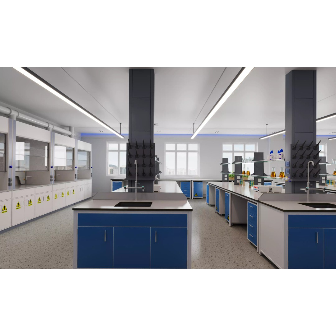 Modern Science Laboratory 3D Model – High Poly Interior, FBX/OBJ - View 6