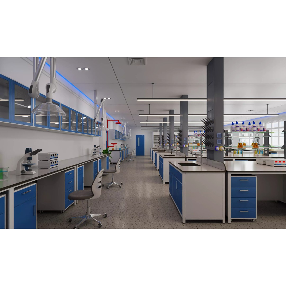 Modern Science Laboratory 3D Model – High Poly Interior, FBX/OBJ - View 7