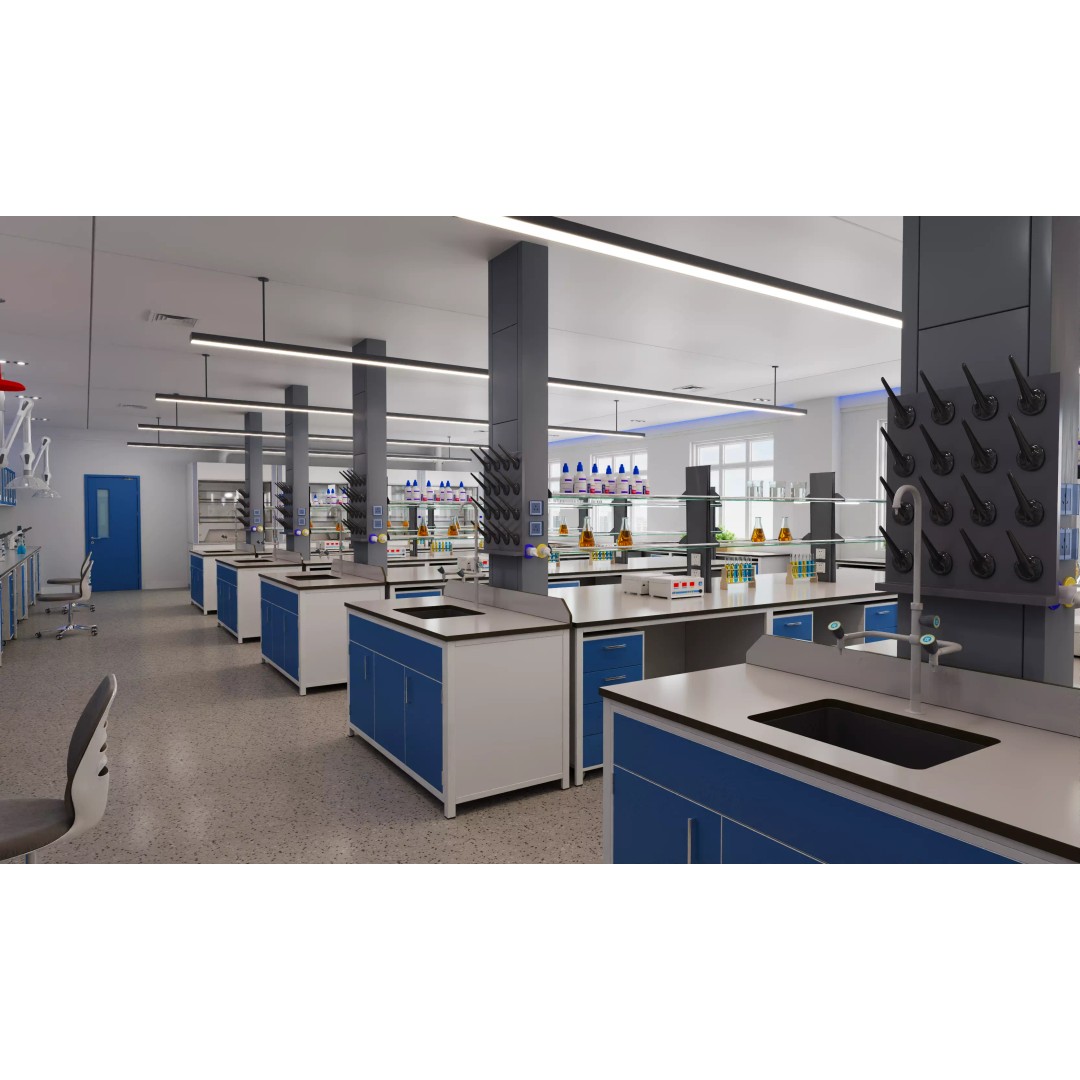 Modern Science Laboratory 3D Model – High Poly Interior, FBX/OBJ - View 8