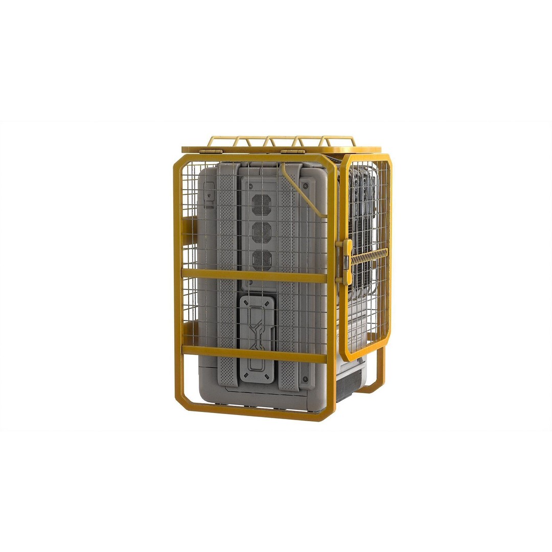 Sci-Fi Generator Battery 3D Model – Low Poly PBR Asset, FBX - View 16