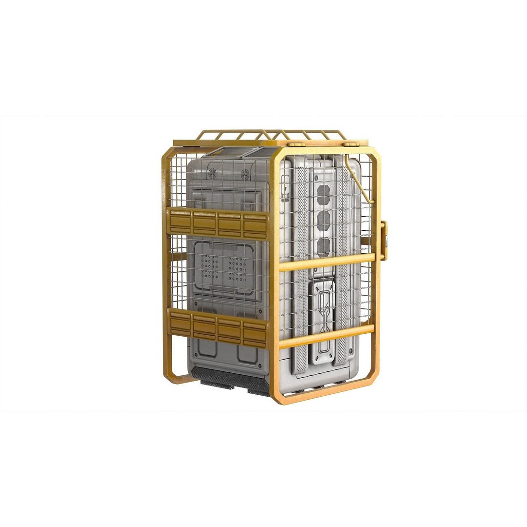 Sci-Fi Generator Battery 3D Model – Low Poly PBR Asset, FBX - View 18