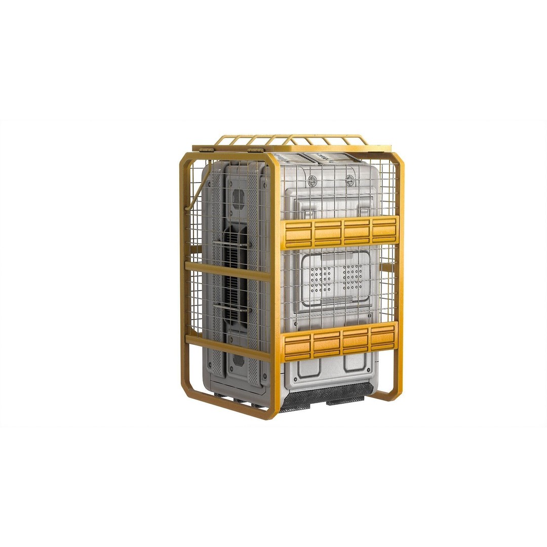 Sci-Fi Generator Battery 3D Model – Low Poly PBR Asset, FBX - View 20