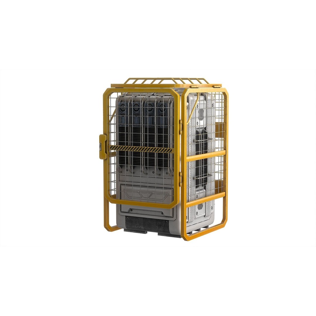 Sci-Fi Generator Battery 3D Model – Low Poly PBR Asset, FBX - View 24