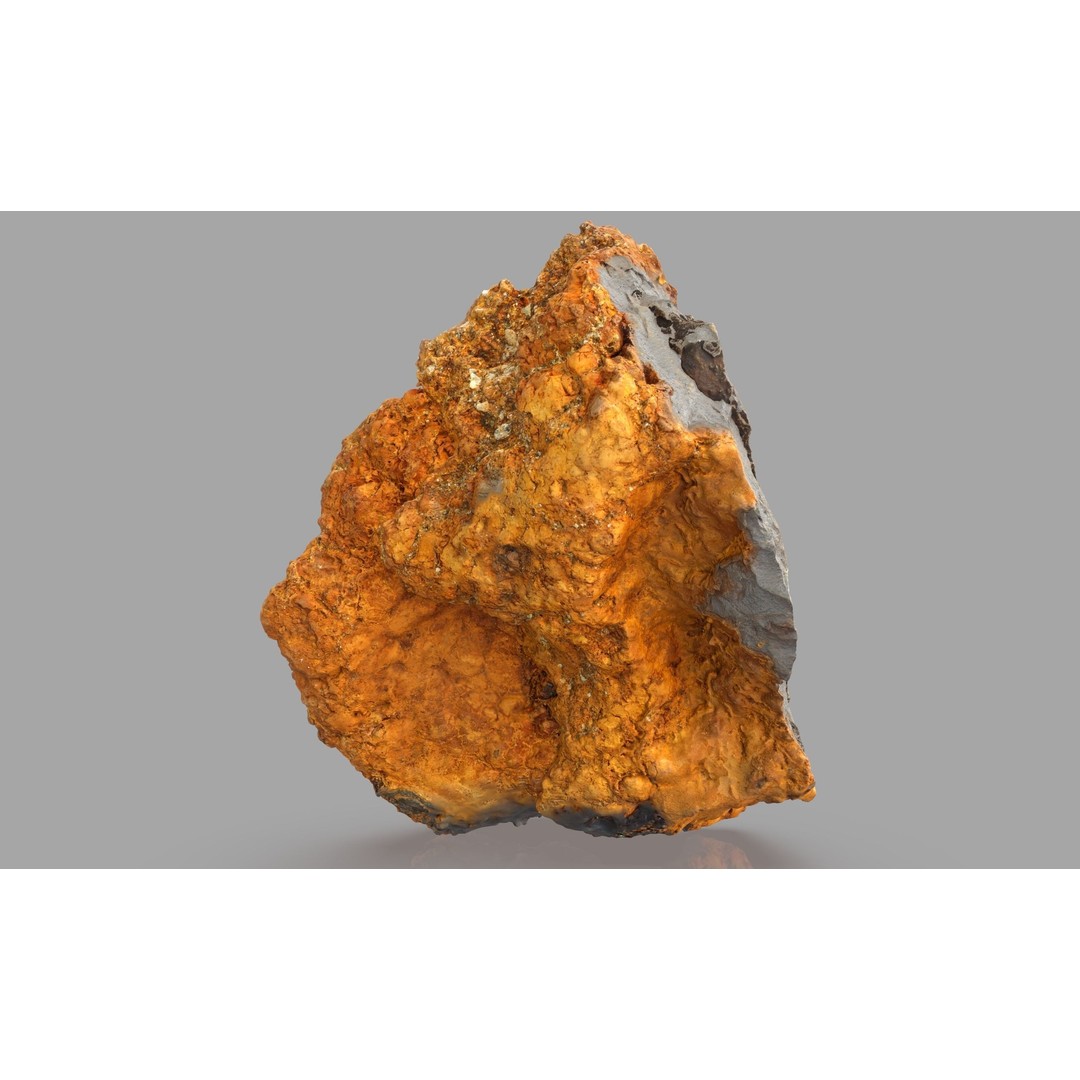Hematite-Limatite Secretion 3D Model – Low Poly PBR Game Asset, FBX - View 5