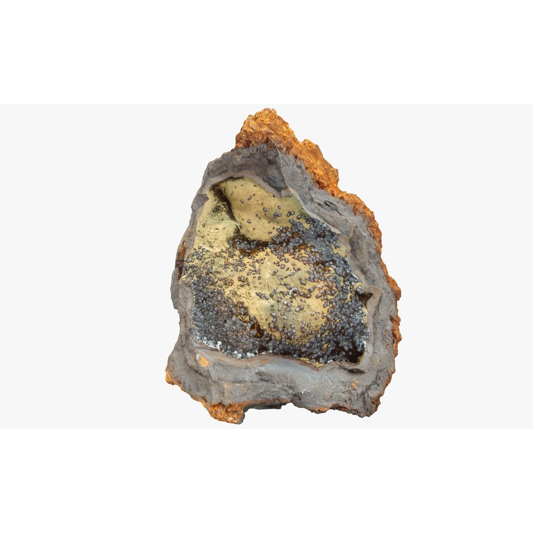 Hematite-Limatite Secretion 3D Model – Low Poly PBR Game Asset, FBX - View 7