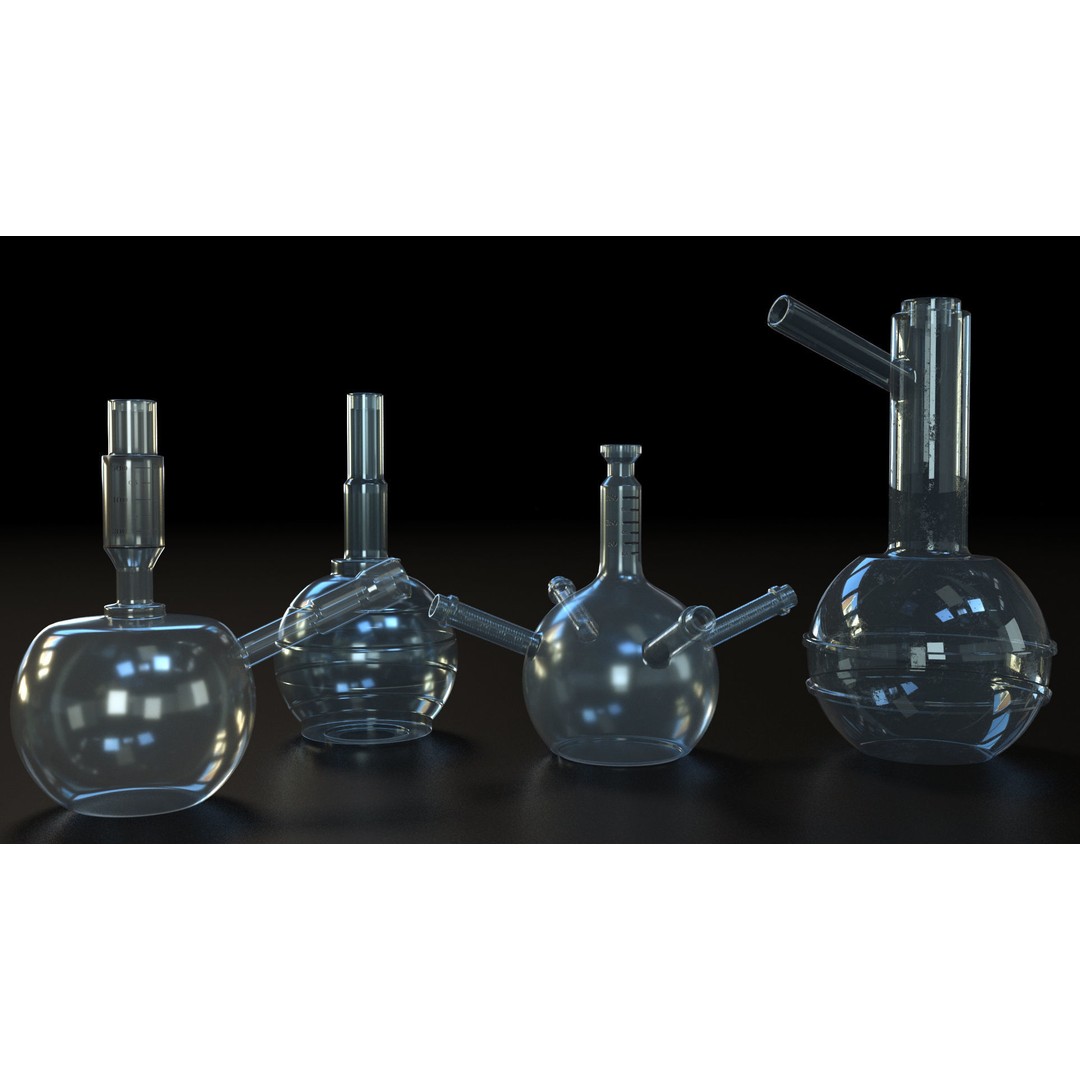 Laboratory Tools 3D Model – PBR Textures, FBX, OBJ Formats - View 10