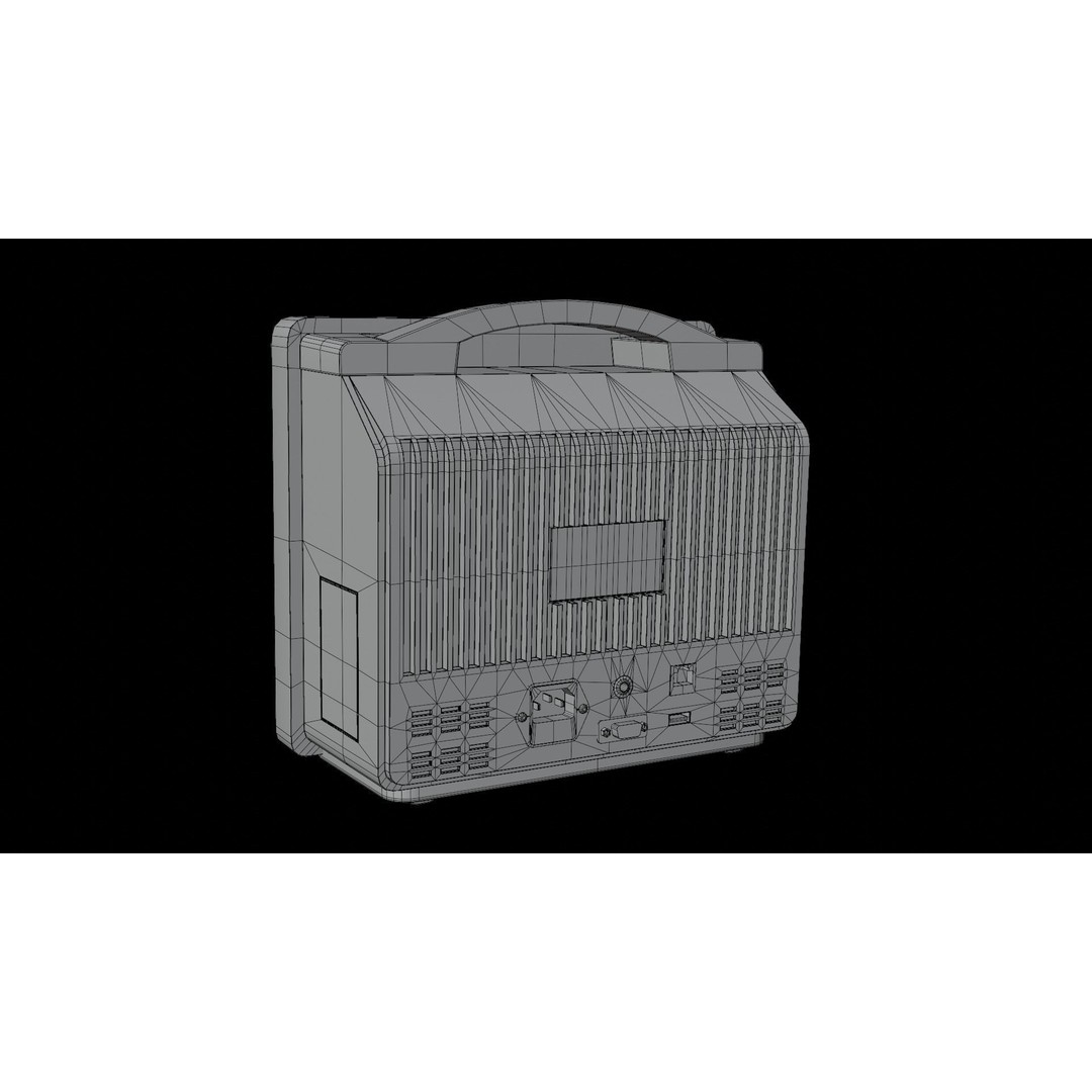 Patient Monitor Roll Stand 3D Model – High Quality Medical Asset, FBX - View 17