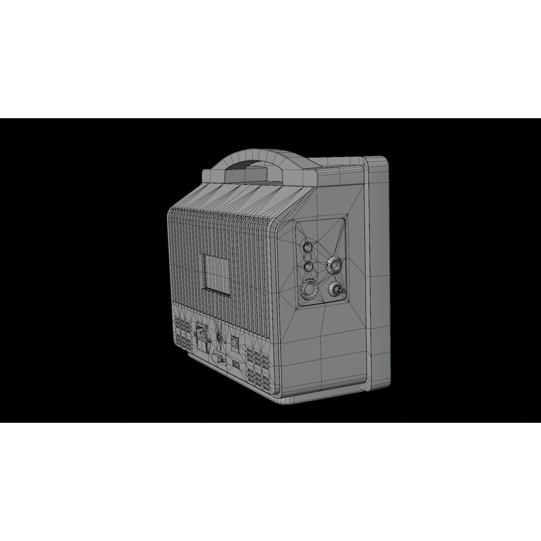 Patient Monitor Roll Stand 3D Model – High Quality Medical Asset, FBX - View 18