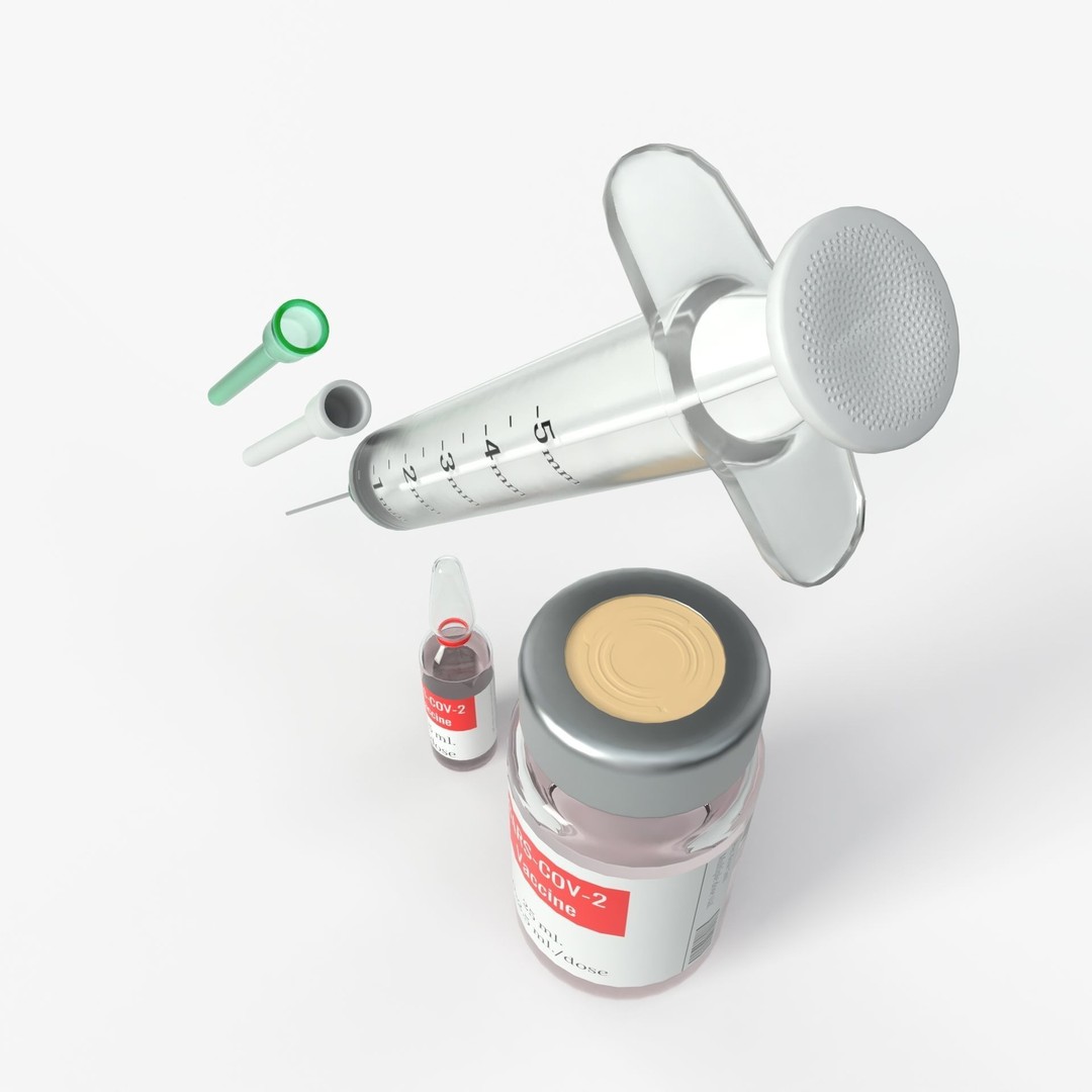 Vaccine Set 3D Model – PBR Textured Medical Assets, FBX/OBJ - View 8