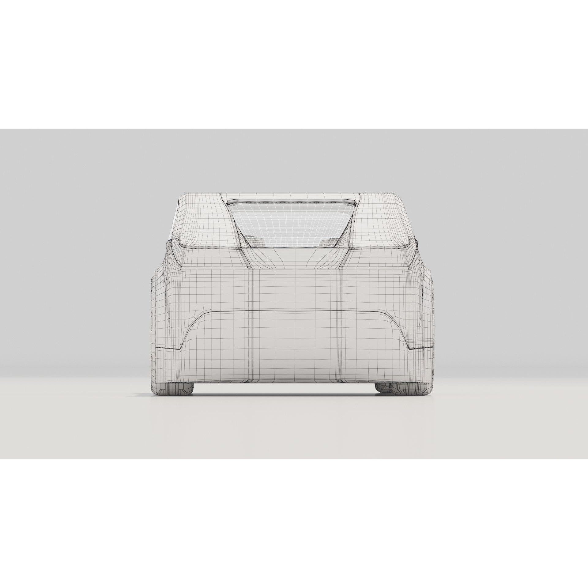 Self-Driving Car Concept - Game-Ready 3D Model - View 12