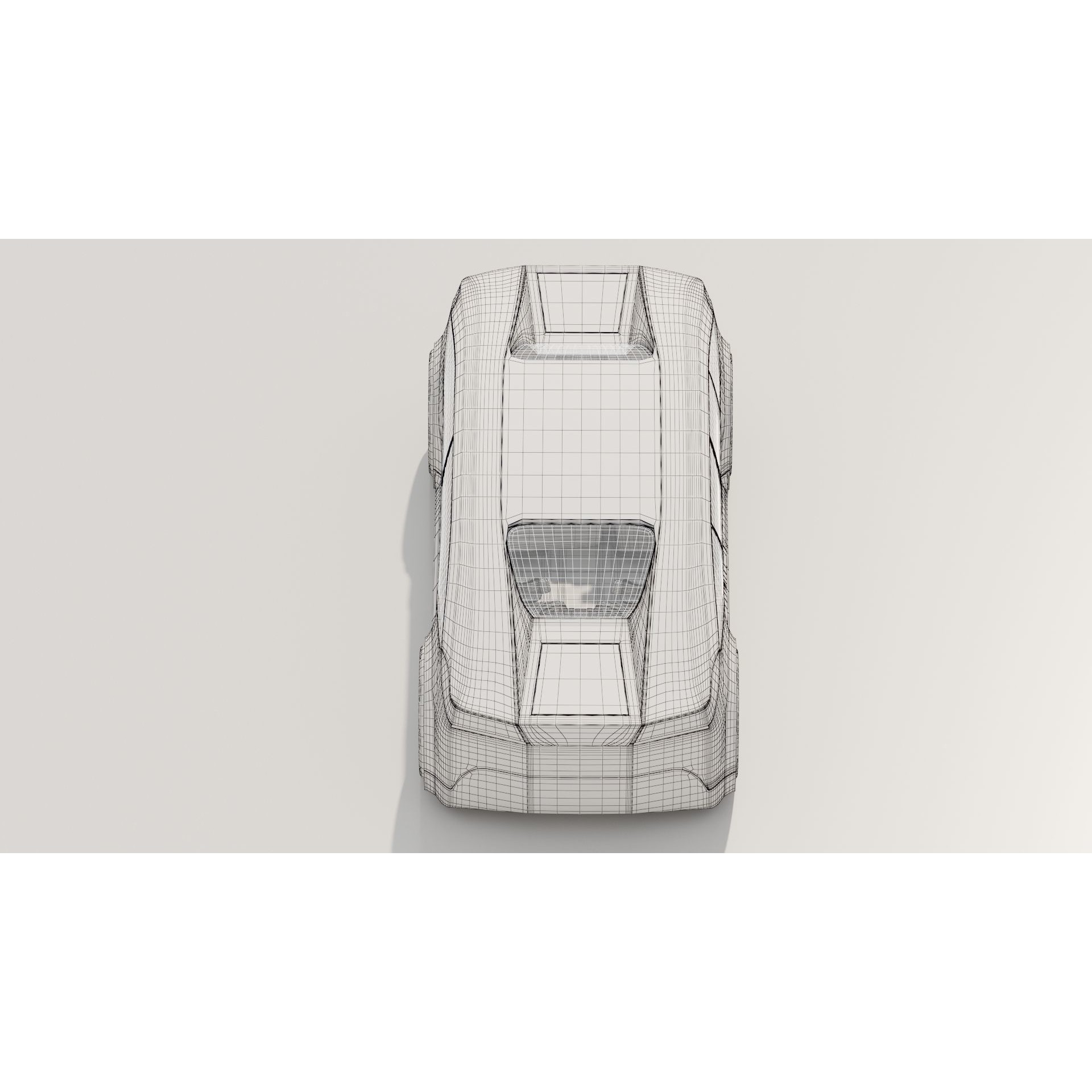 Self-Driving Car Concept - Game-Ready 3D Model - View 13