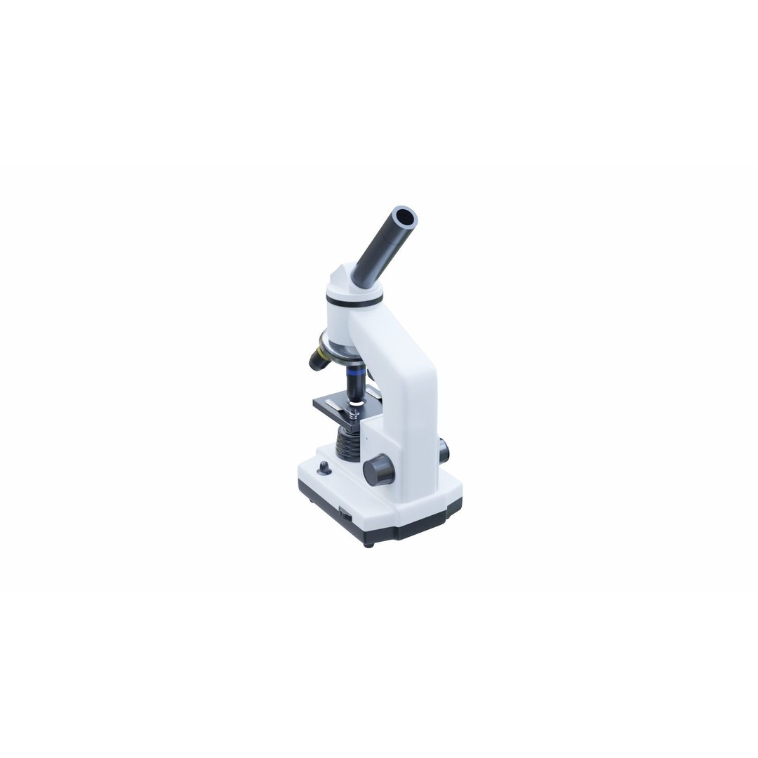 Microscope 3D Model – Low Poly PBR Asset, FBX & OBJ Formats - View 11