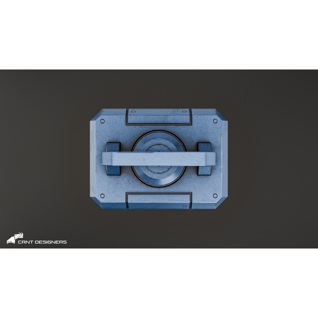 Sci-Fi Lantern 3D Model – Low Poly PBR Asset, Blender & FBX - View 15