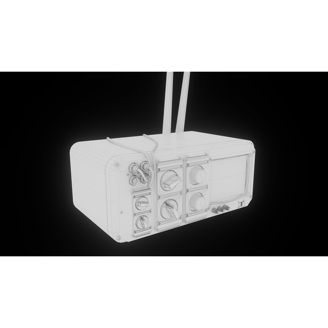 Power Generator 3D Model – Low Poly Rigged Device, FBX & OBJ - View 13