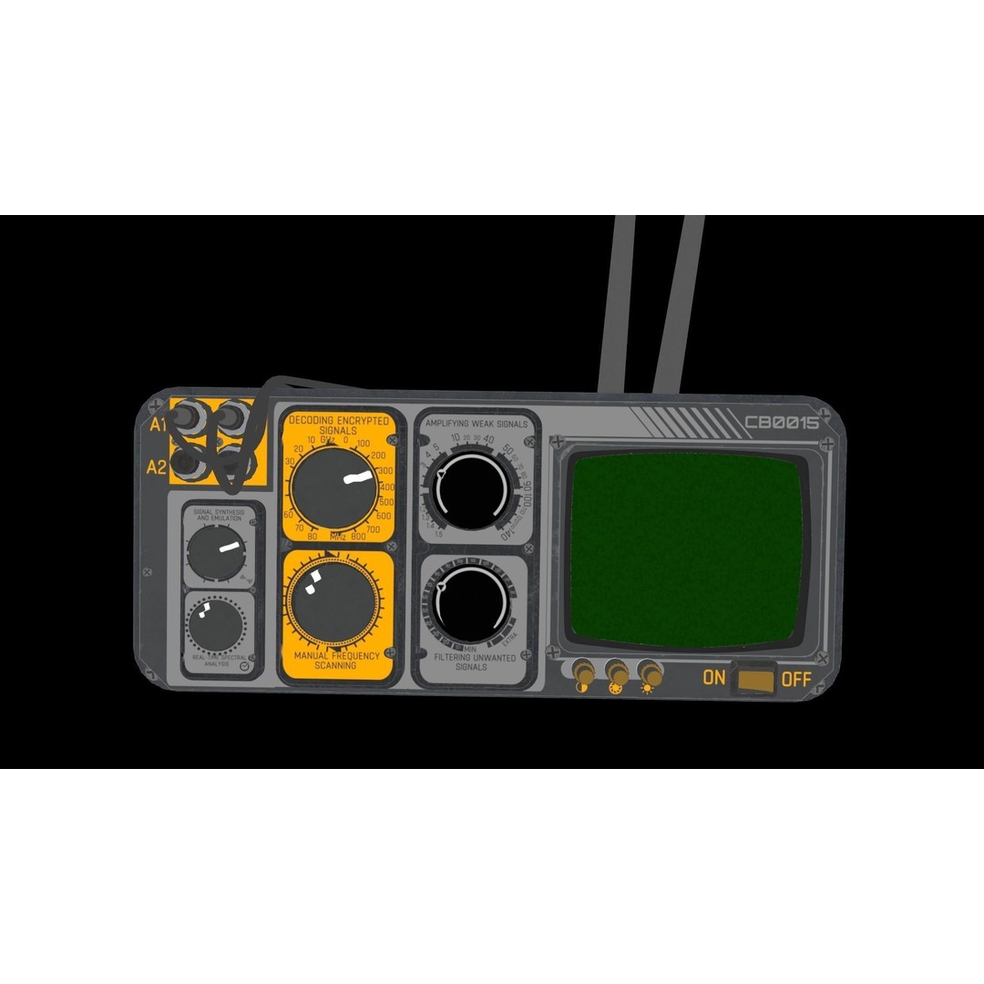 Power Generator 3D Model – Low Poly Rigged Device, FBX & OBJ - View 17
