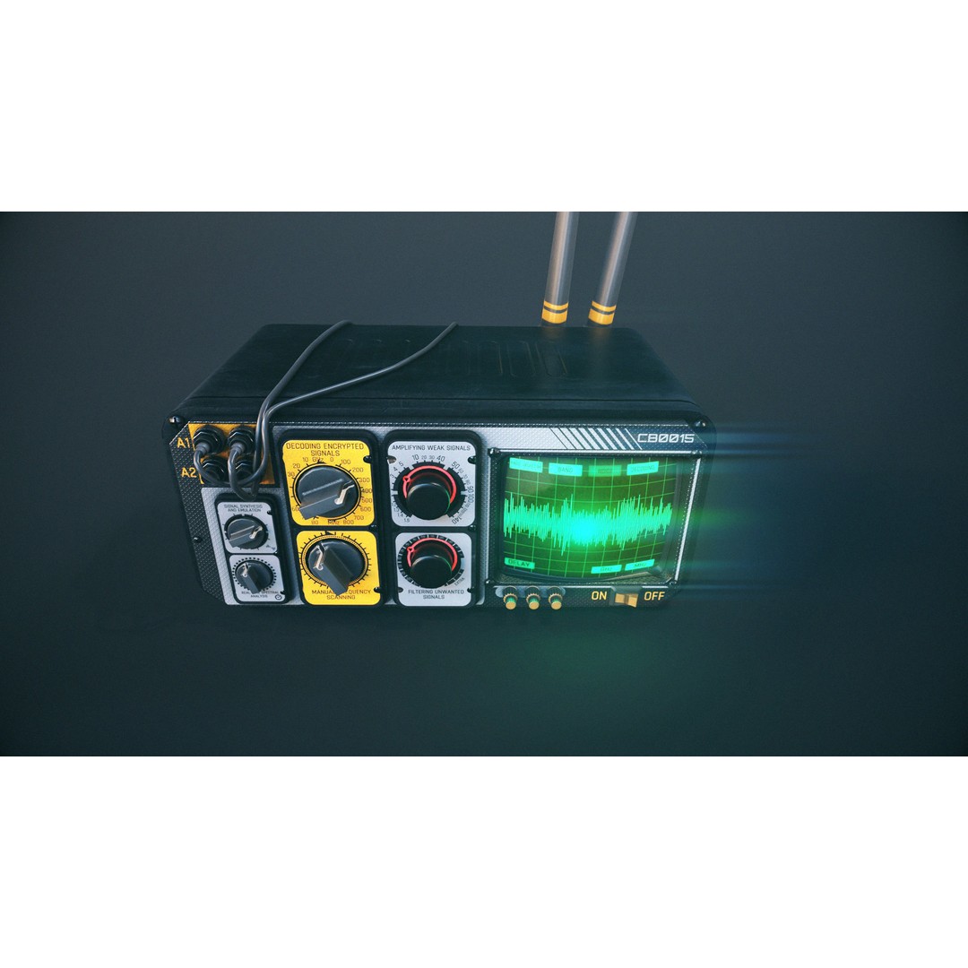 Power Generator 3D Model – Low Poly Rigged Device, FBX & OBJ - View 5