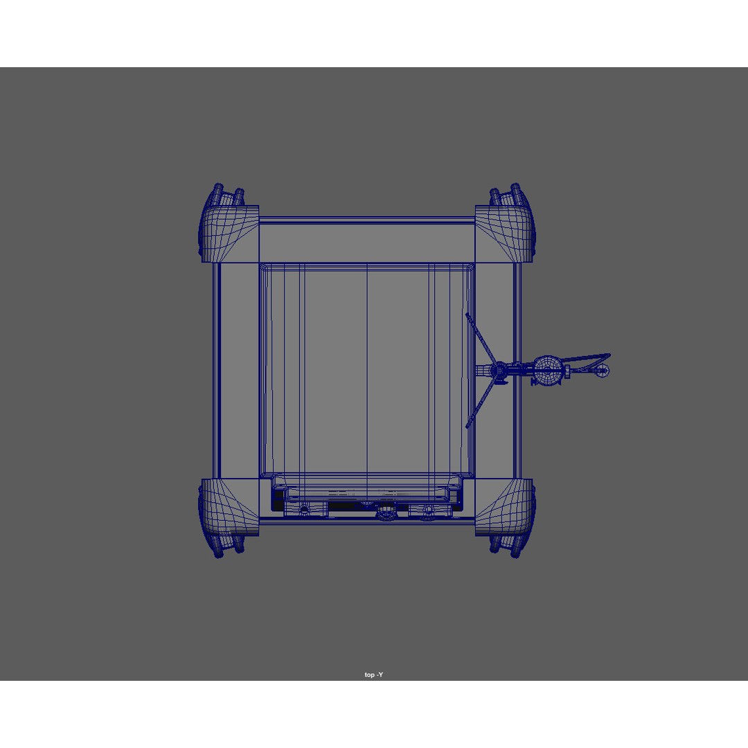 Dialysis Machine 3D Model – Low Poly Game Ready Medical Asset, FBX - View 11