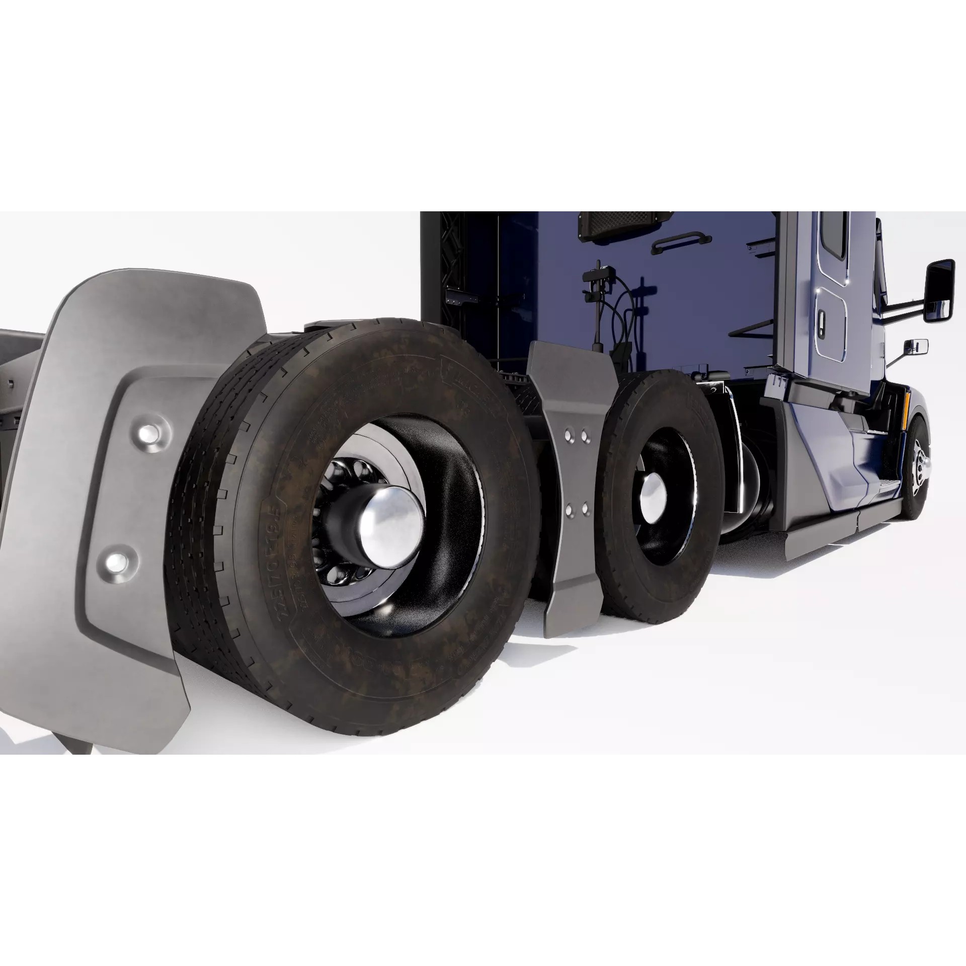 Kenworth T680 2022 - Game-Ready 3D Model - View 18