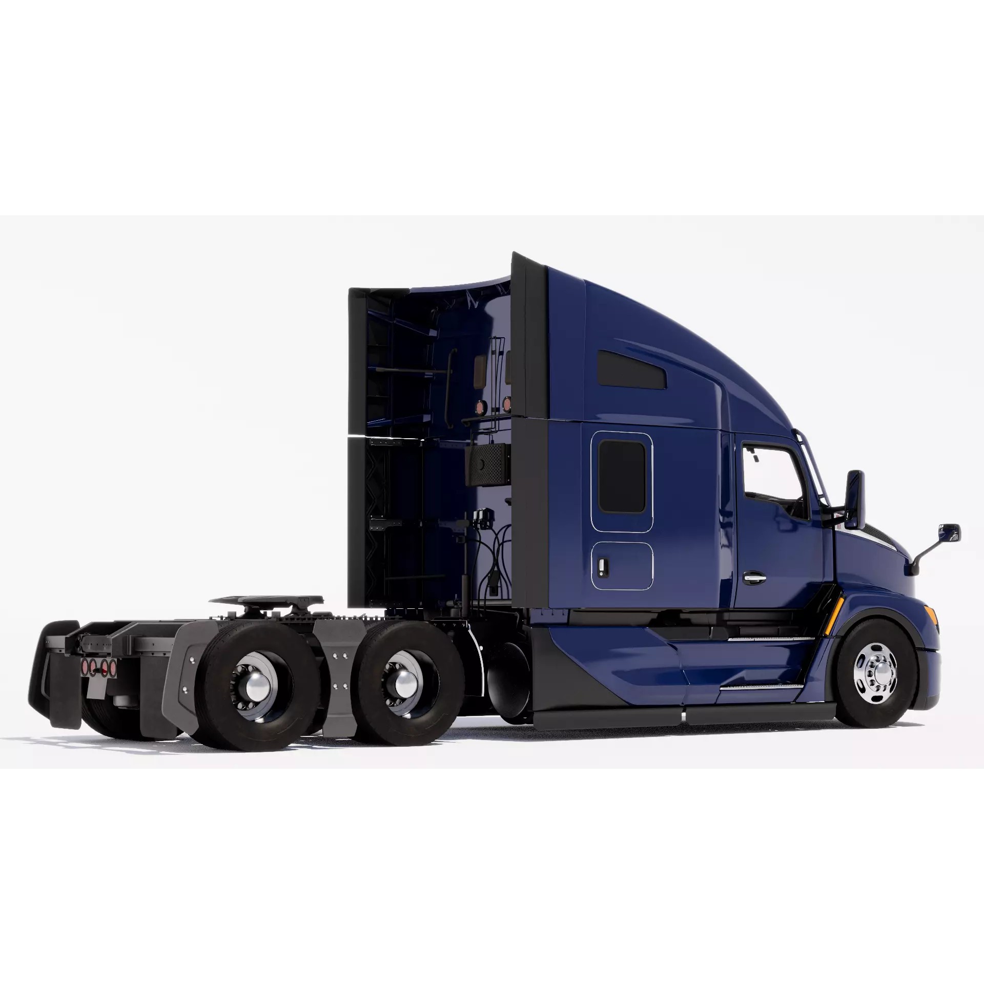 Kenworth T680 2022 - Game-Ready 3D Model - View 3
