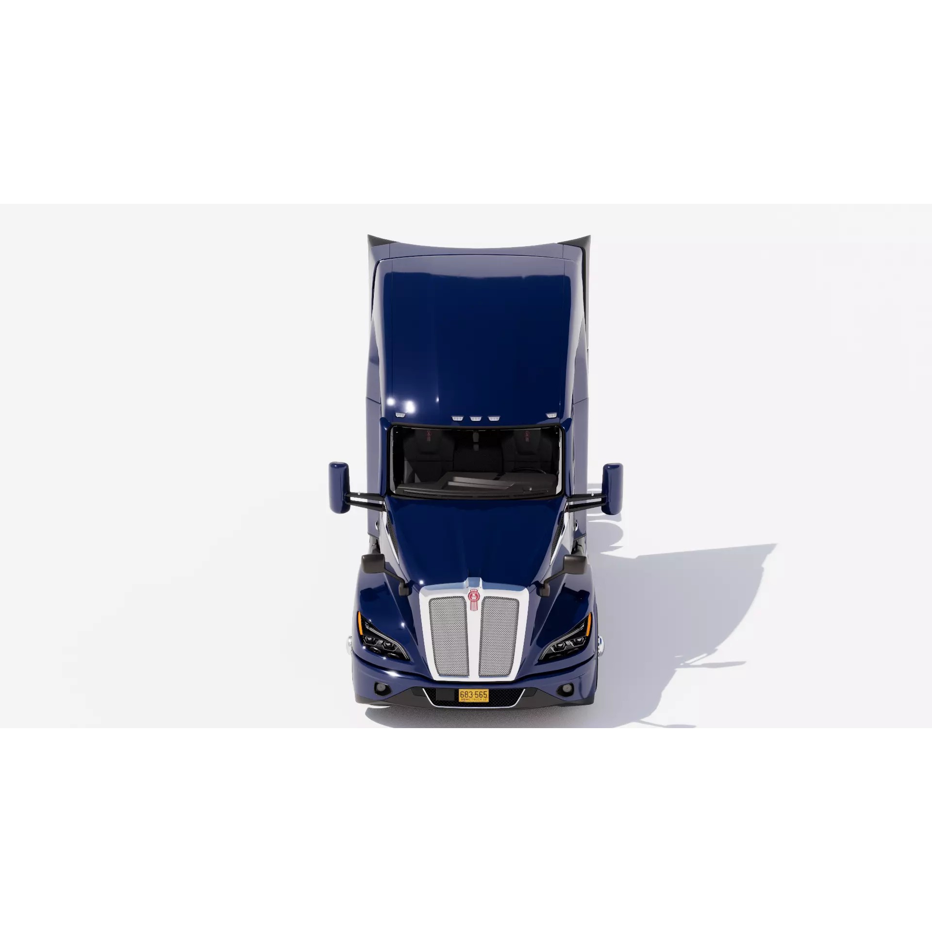 Kenworth T680 2022 - Game-Ready 3D Model - View 6