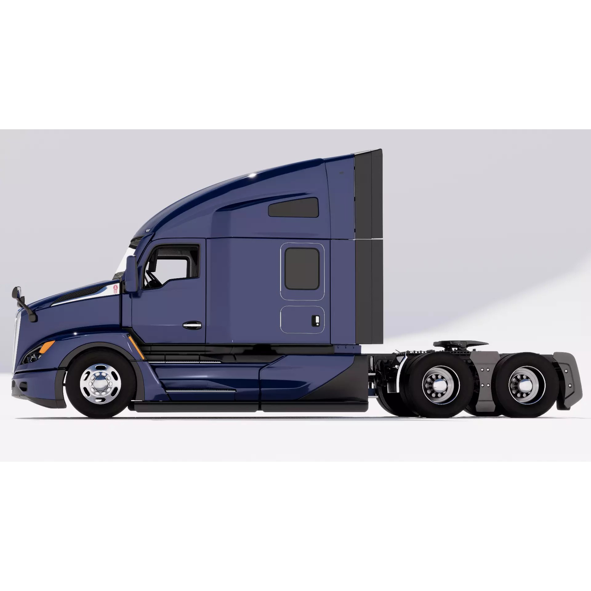 Kenworth T680 2022 - Game-Ready 3D Model - View 8