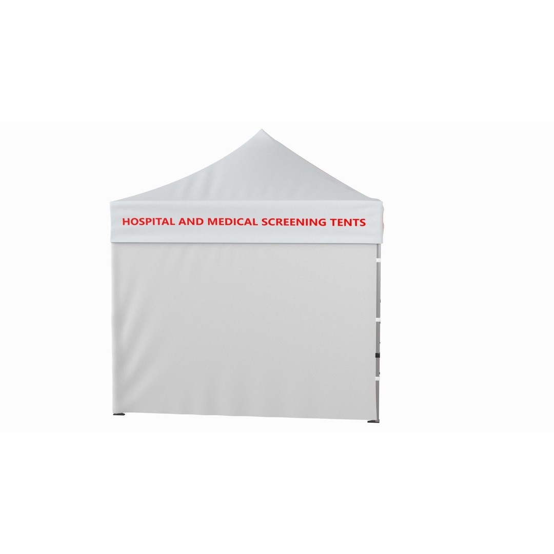 Medical Tent 3D Model – High Quality Polygonal Asset, FBX/OBJ - View 15