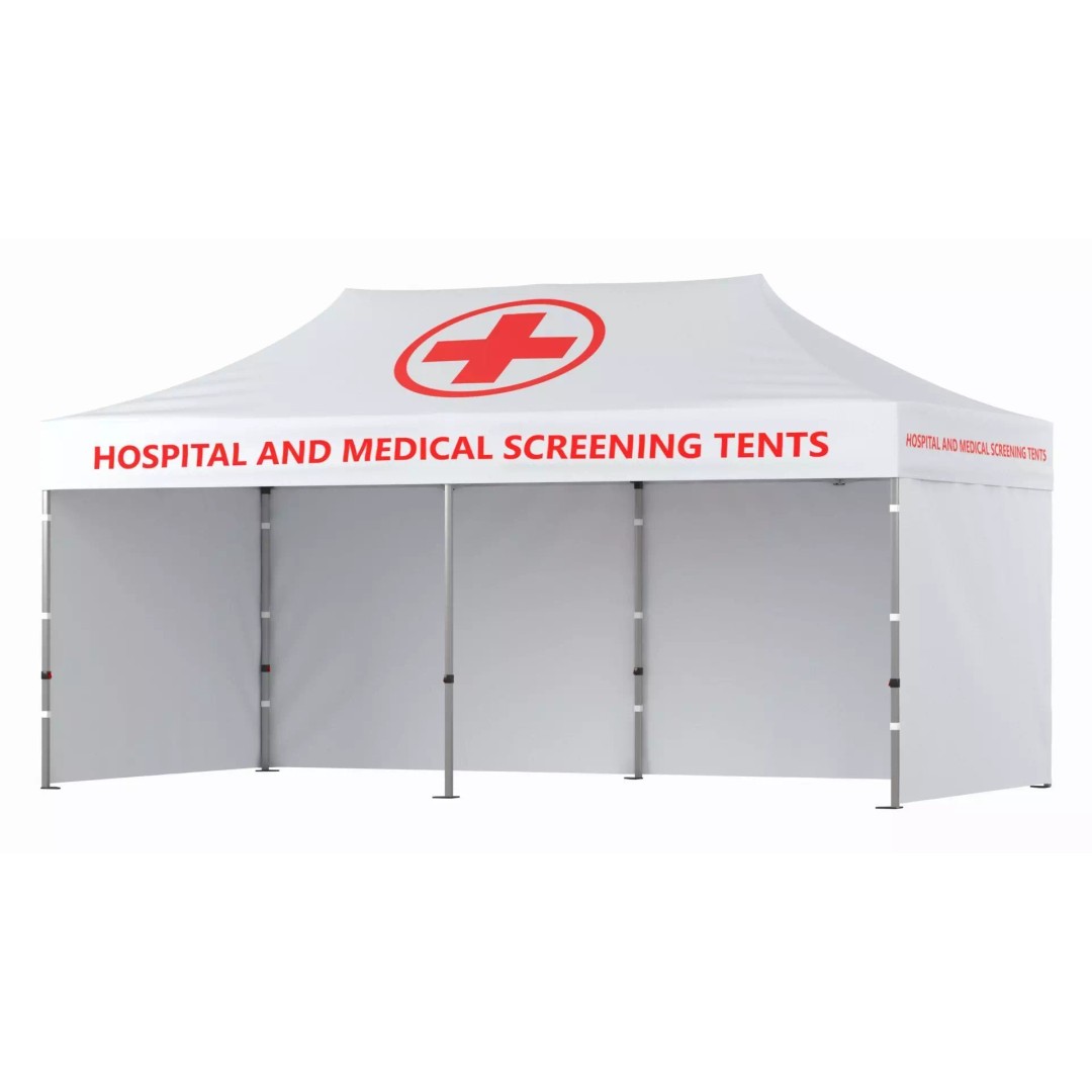 Medical Tent 3D Model – High Quality Polygonal Asset, FBX/OBJ - View 2