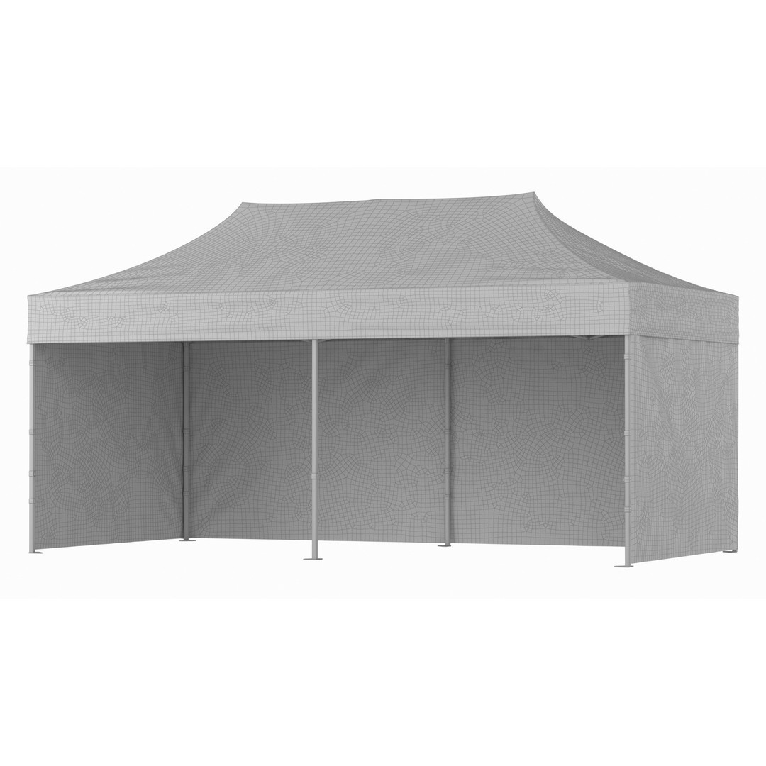 Medical Tent 3D Model – High Quality Polygonal Asset, FBX/OBJ - View 22