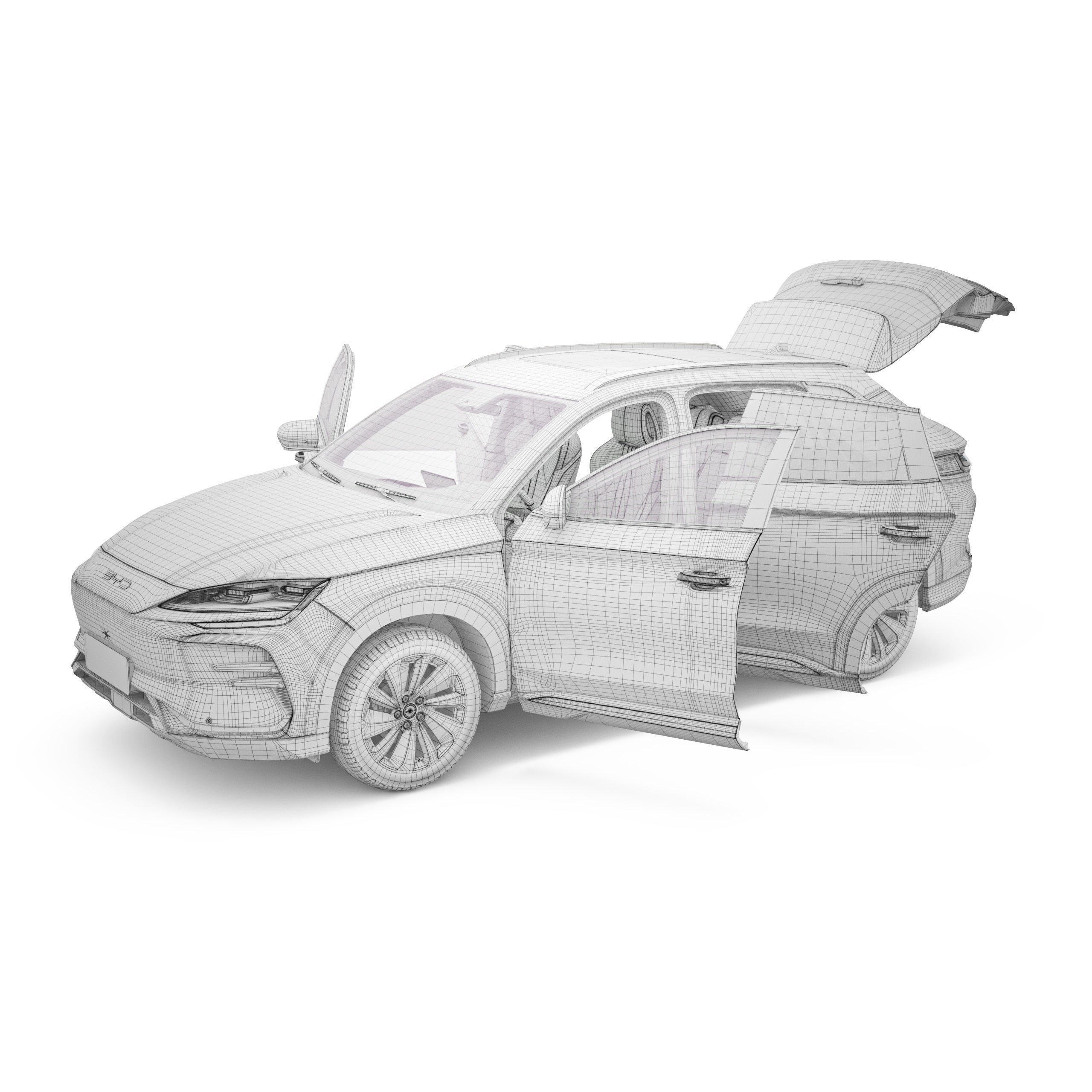 2025 BYD Seal U - Game-Ready 3D Model - View 26
