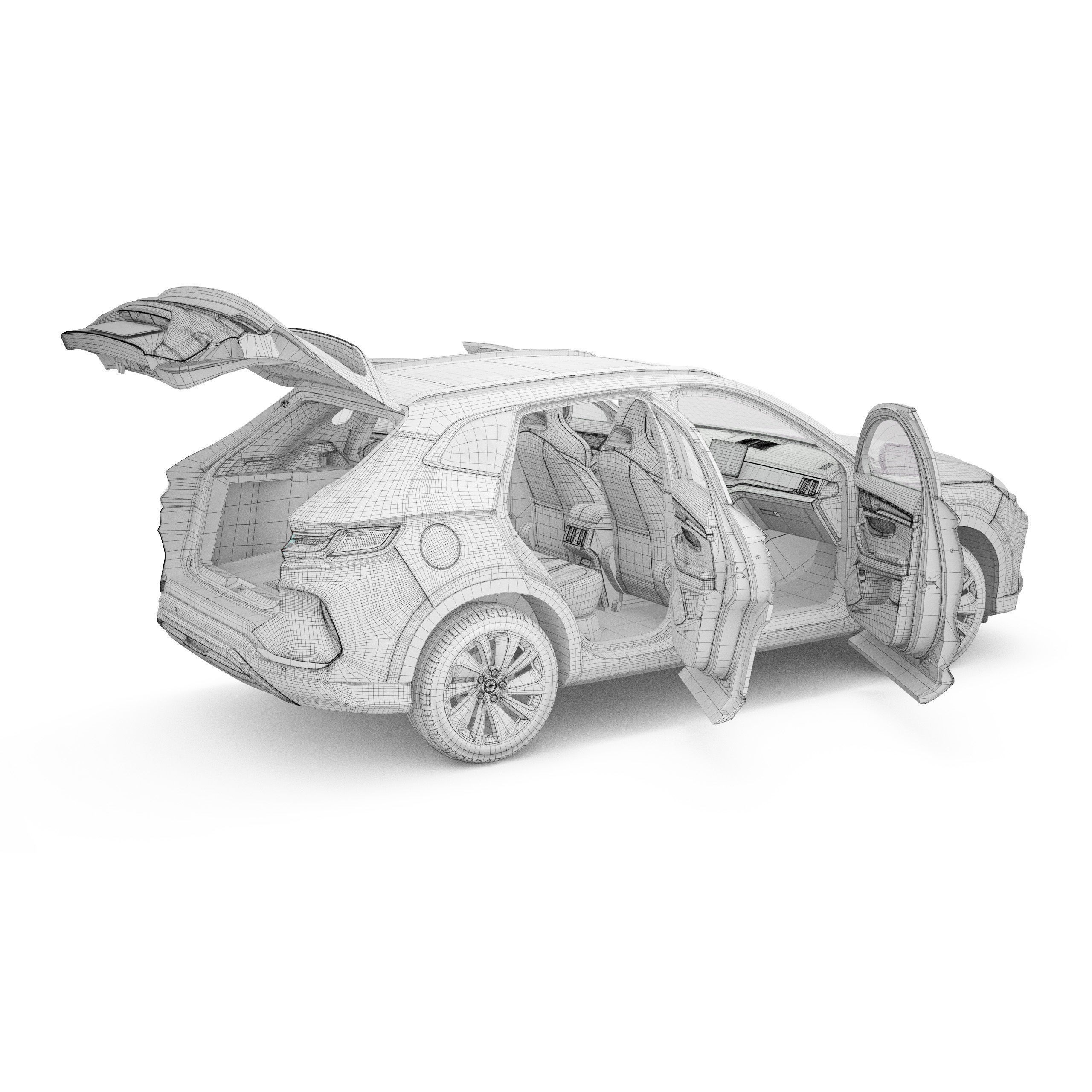 2025 BYD Seal U - Game-Ready 3D Model - View 27