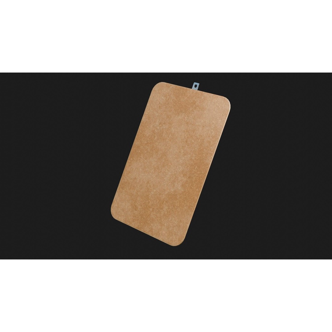 Clipboard and Pencil 3D Model – Low Poly PBR Asset, FBX & OBJ - View 6