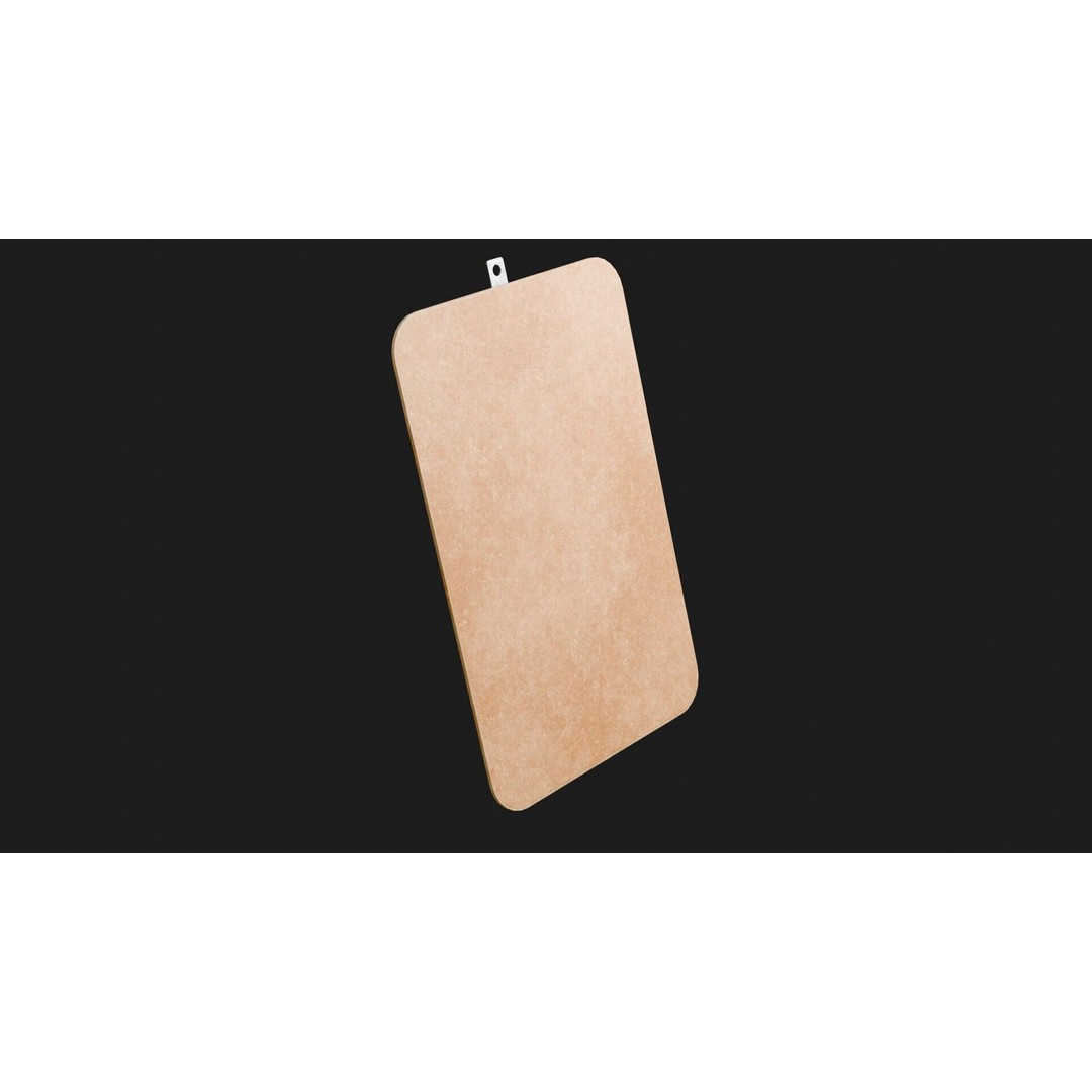 Clipboard and Pencil 3D Model – Low Poly PBR Asset, FBX & OBJ - View 7