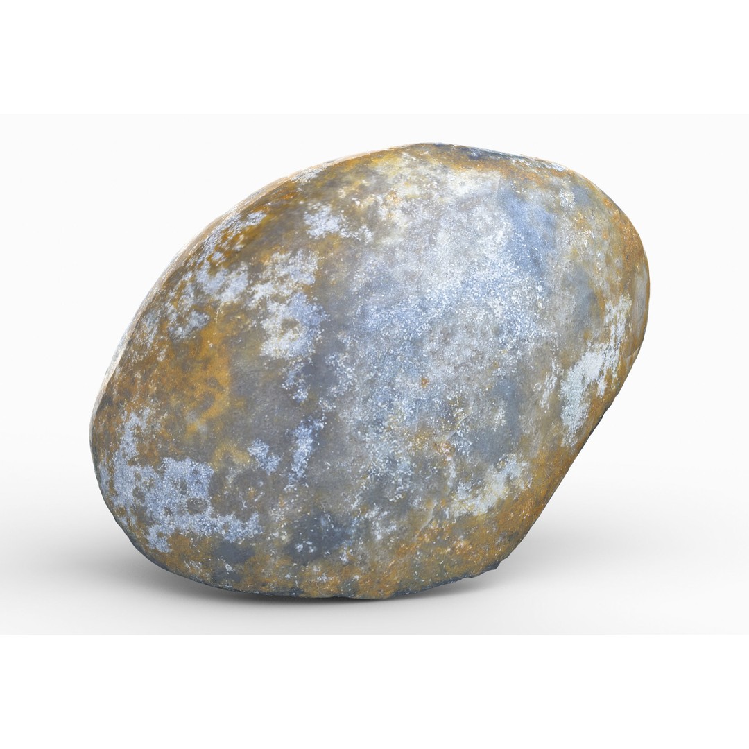 Agate Gemstone 3D Model – Low Poly PBR Game Asset, FBX & OBJ - View 5