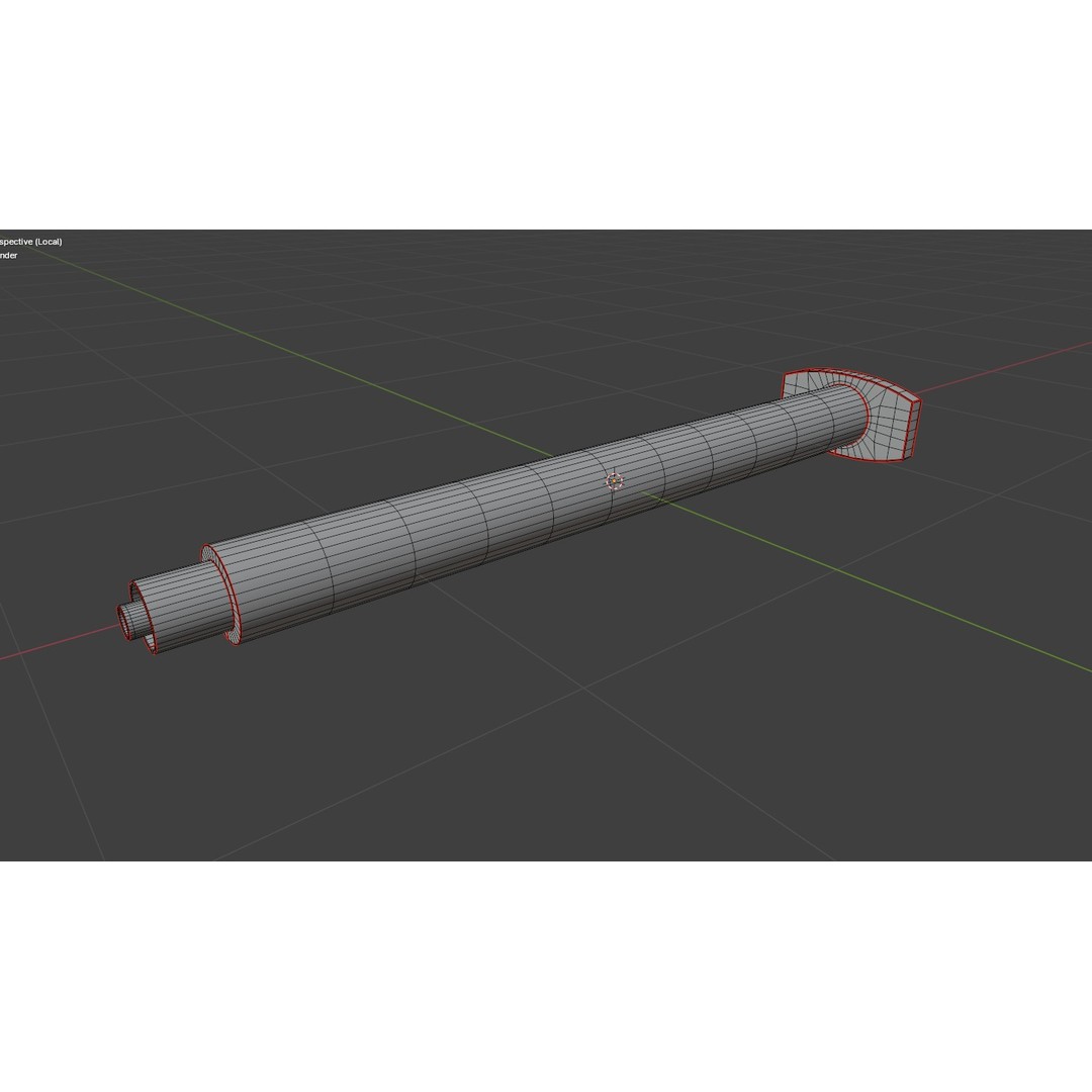 Syringe 3D Model – Low Poly Medical Instrument, FBX, OBJ - View 11