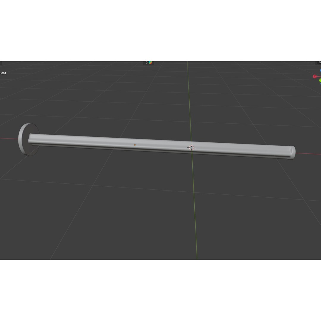 Syringe 3D Model – Low Poly Medical Instrument, FBX, OBJ - View 3