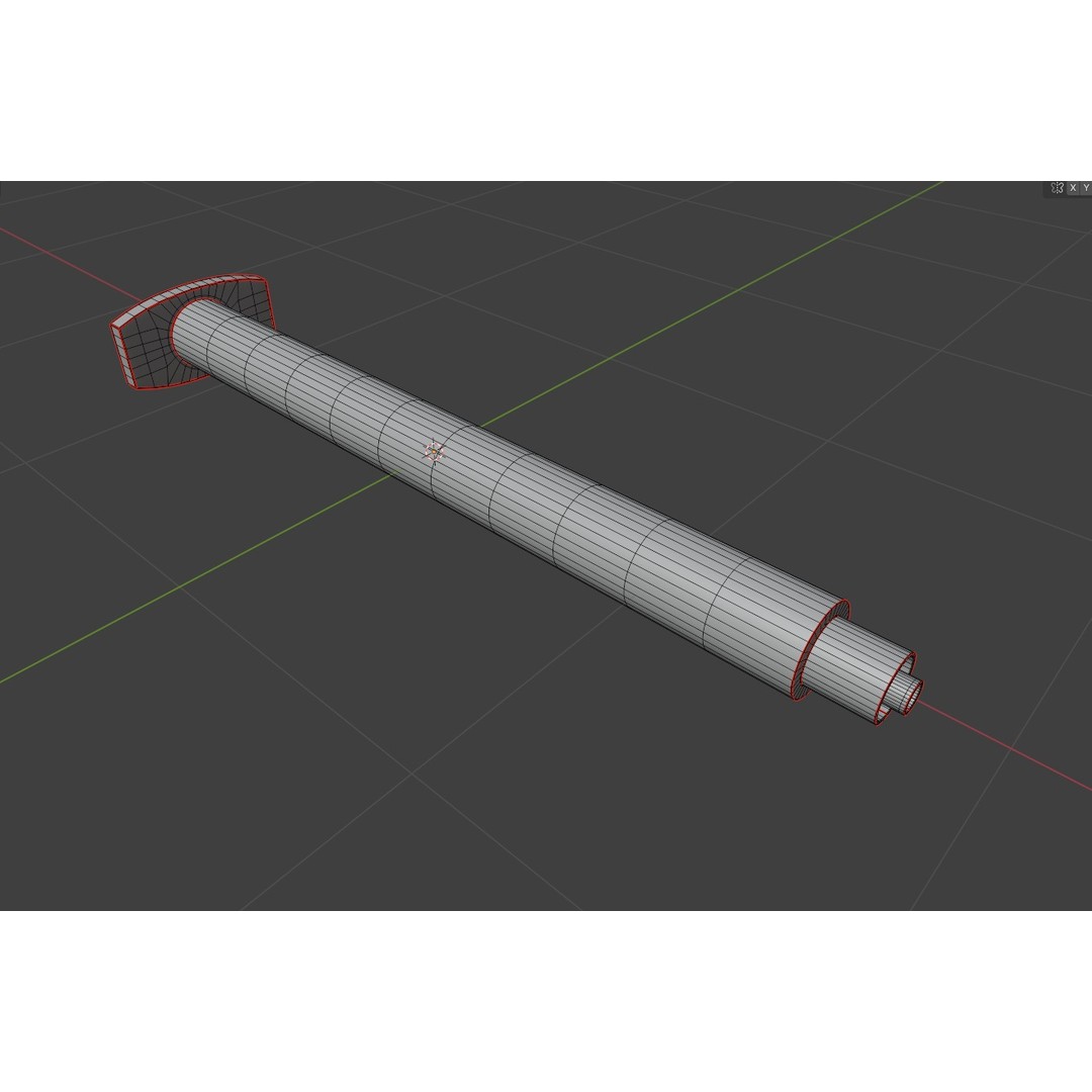 Syringe 3D Model – Low Poly Medical Instrument, FBX, OBJ - View 9