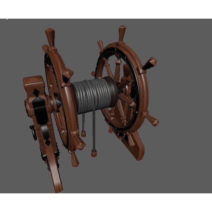 Galleon - Highly Detailed Interior 3D Model - View 38