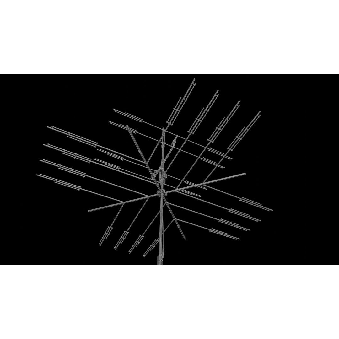 Satellite Antenna 3D Model – Low Poly Game Asset, FBX, PBR Textures - View 20