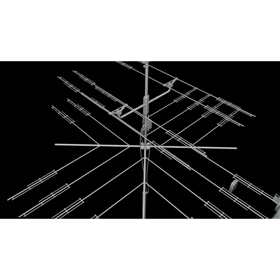 Satellite Antenna 3D Model – Low Poly Game Asset, FBX, PBR Textures - View 22