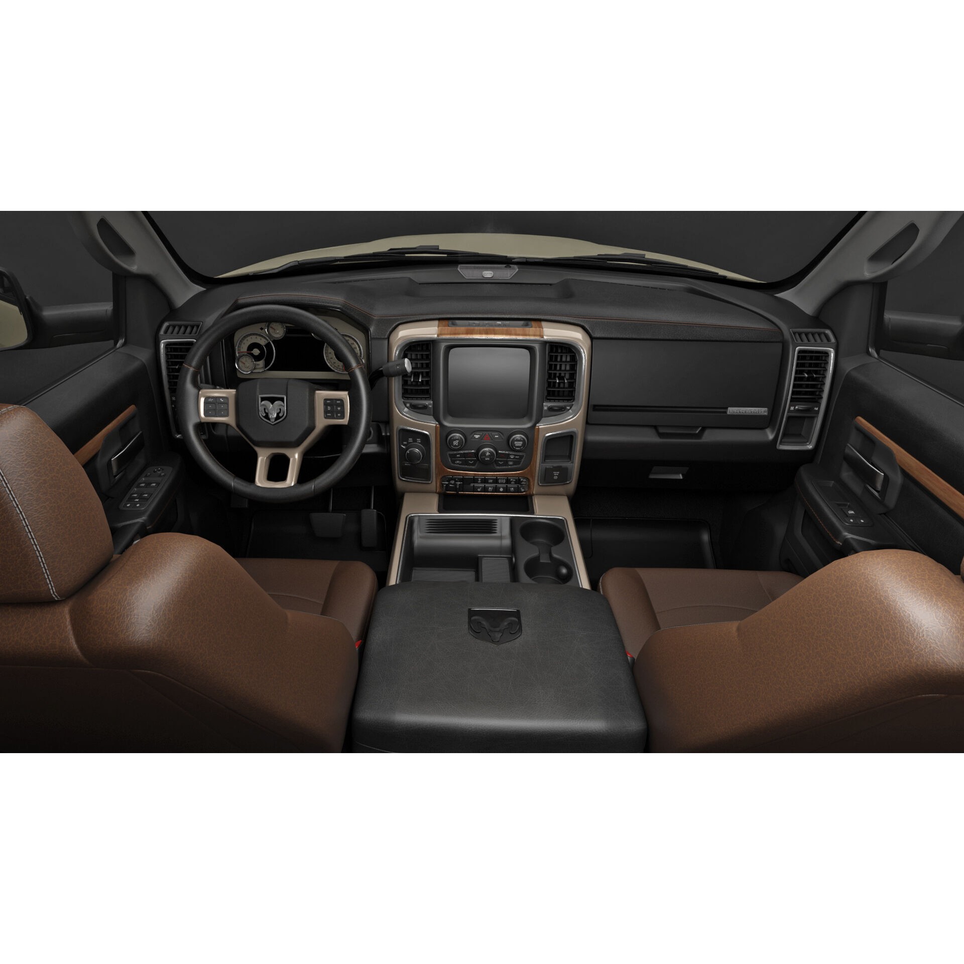 Dodge RAM 2500 Laramie - Low-Poly Game-Ready 3D Model - View 17