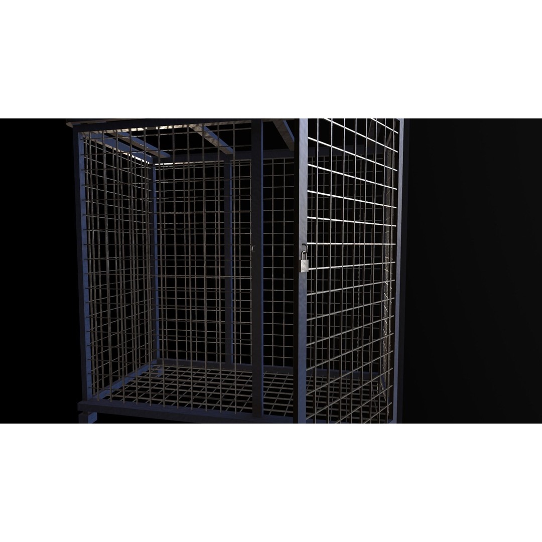 Industrial Gas Cylinders 3D Model – Low Poly PBR Asset, FBX & OBJ - View 15