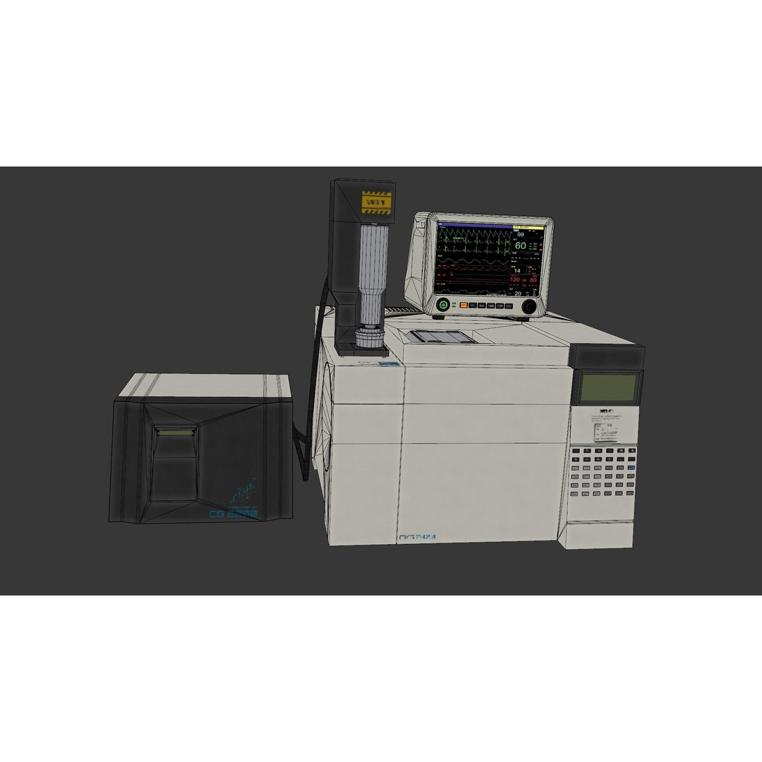 Medical Equipment 3D Model – Low Poly PBR Game Asset, FBX - View 12