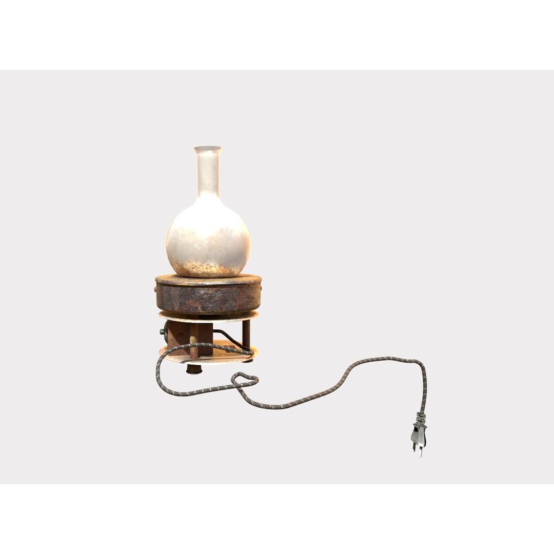 Lab Heater 3D Model – Realistic PBR Asset, FBX & OBJ Formats - View 5