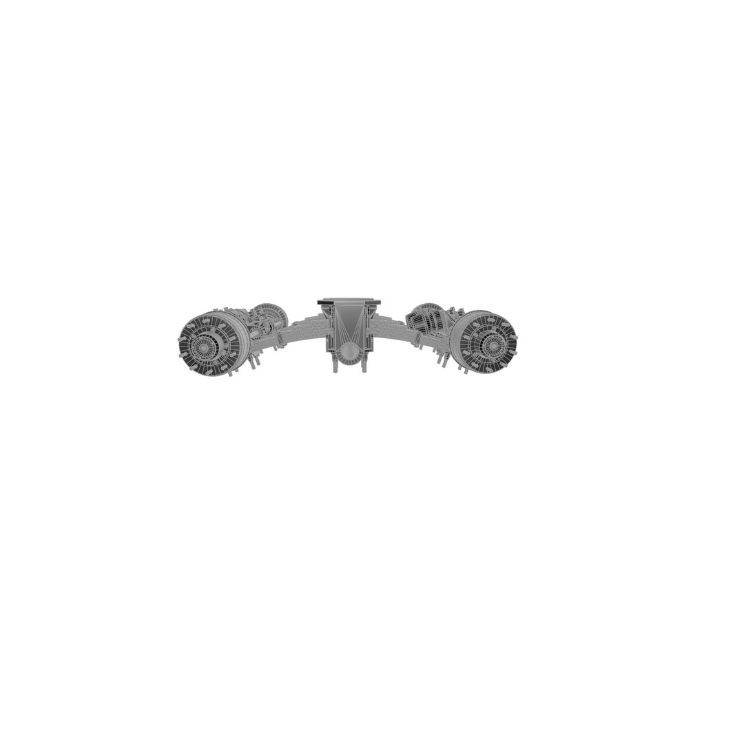 Truck Trailer Suspension System 3D Model – Low Poly Game Asset, FBX