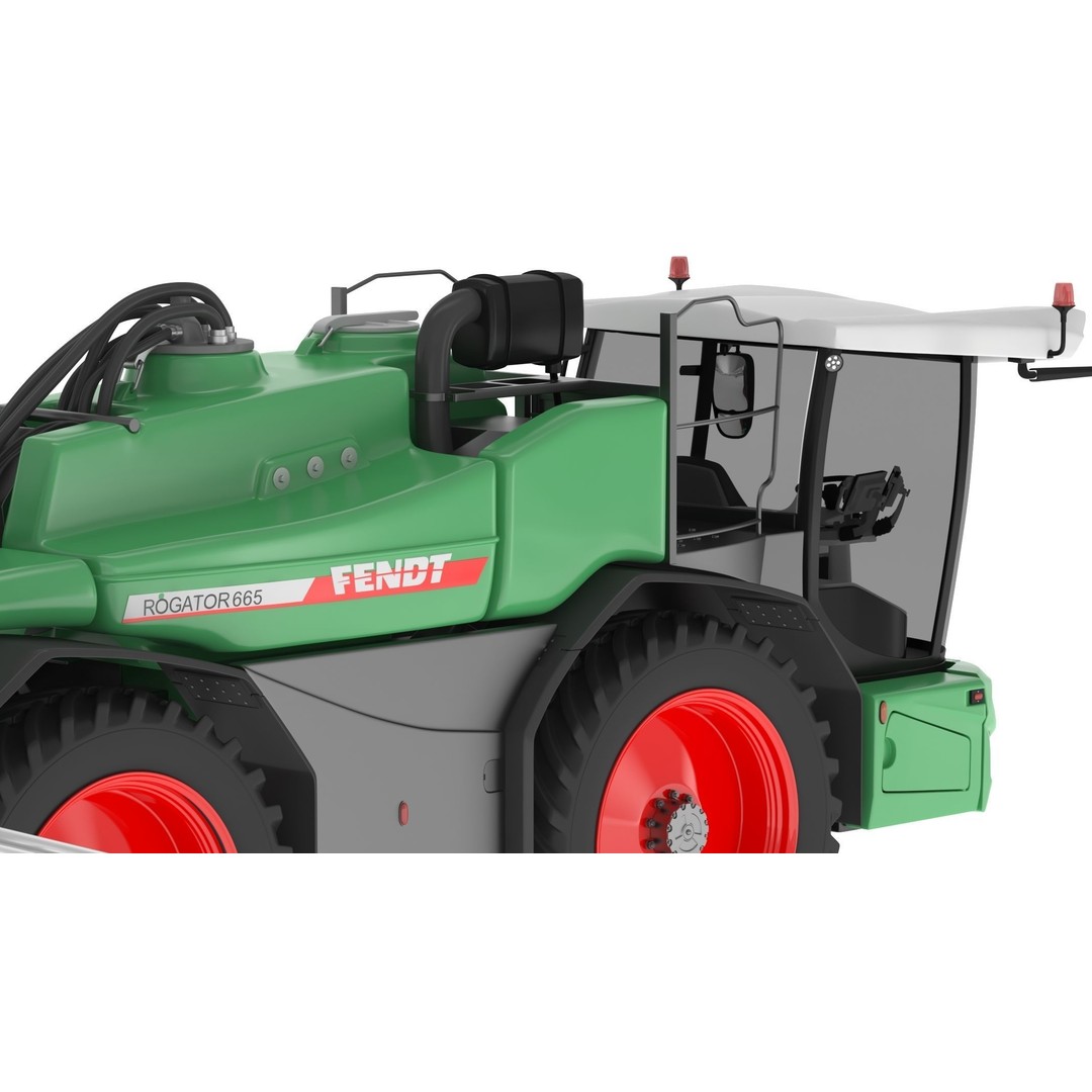 Fendt Rogator 600 Crop Protection Sprayers 3D Model – High Poly Game-Ready, FBX, OBJ - View 13