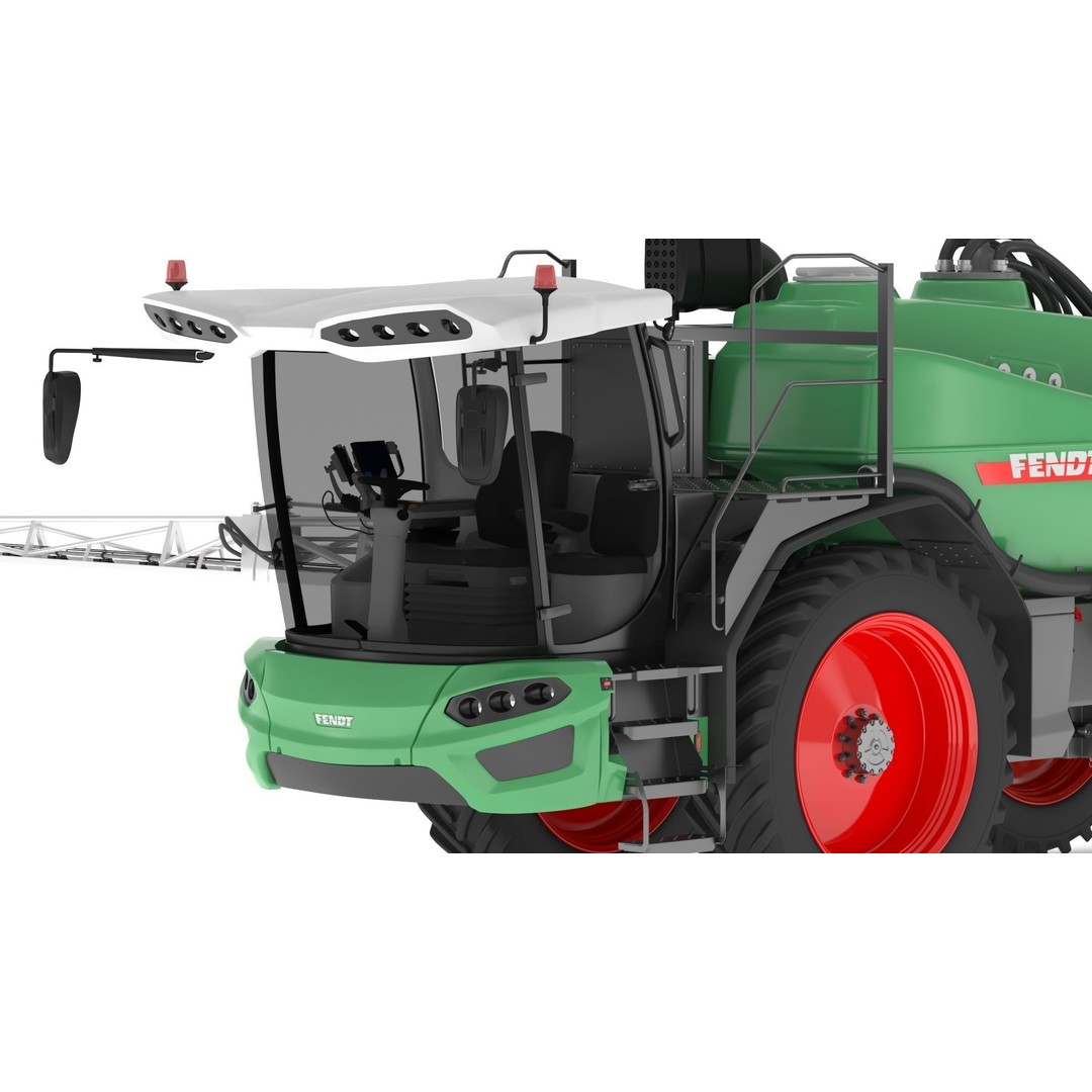 Fendt Rogator 600 Crop Protection Sprayers 3D Model – High Poly Game-Ready, FBX, OBJ - View 17