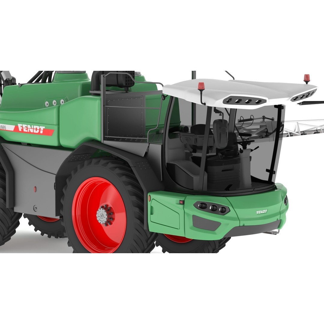 Fendt Rogator 600 Crop Protection Sprayers 3D Model – High Poly Game-Ready, FBX, OBJ - View 19