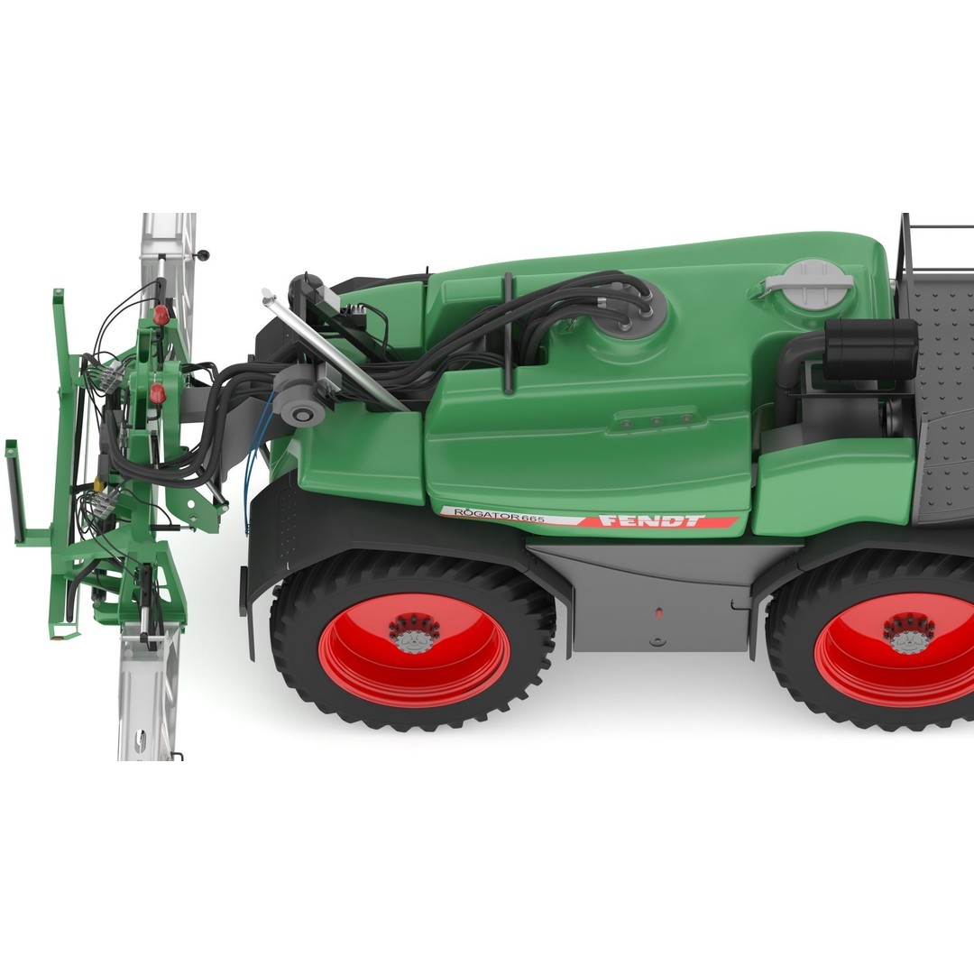 Fendt Rogator 600 Crop Protection Sprayers 3D Model – High Poly Game-Ready, FBX, OBJ - View 20